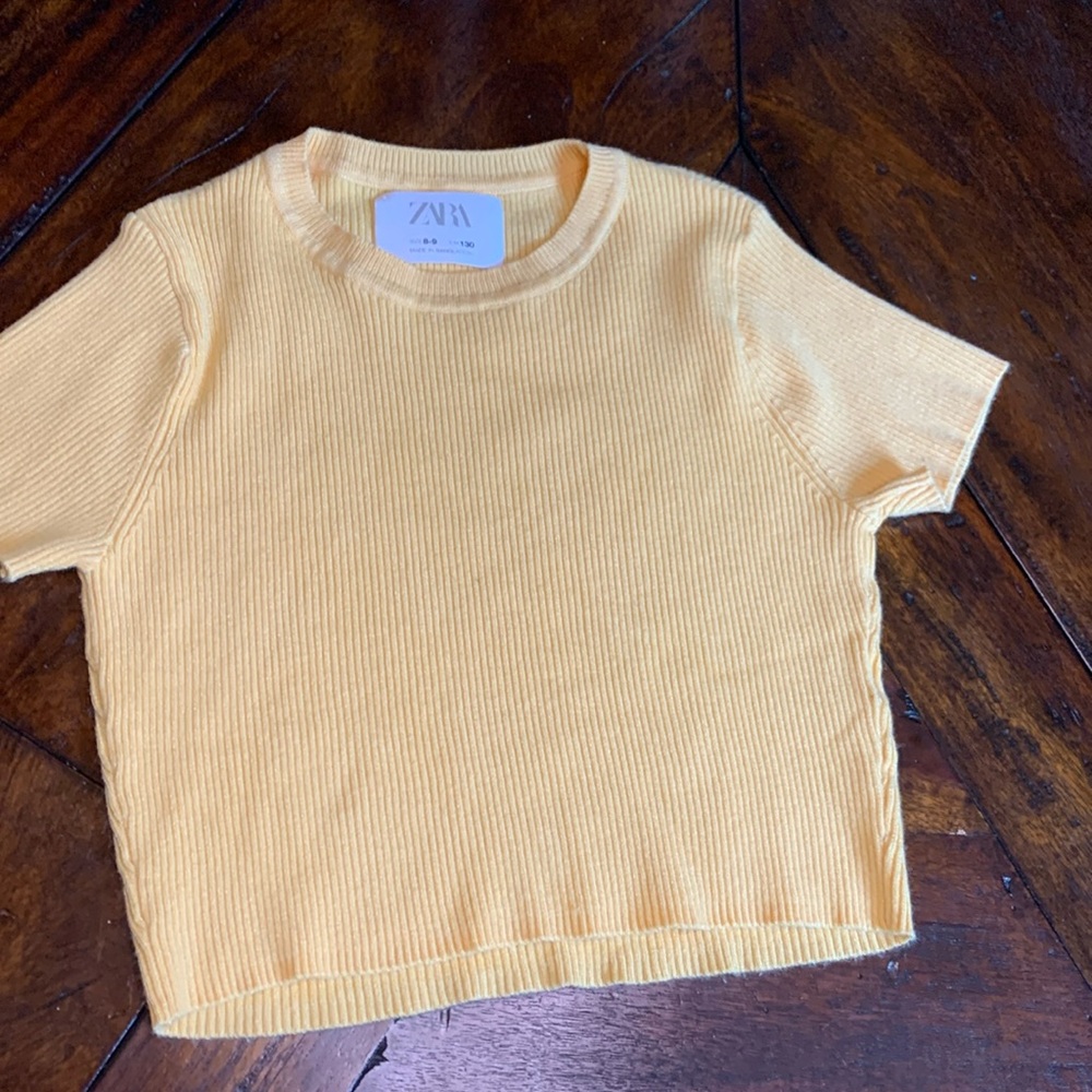 Girls Zara crop sweater